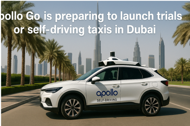 "Apollo Go تستعد لإطلاق تجارب سيارات الأجرة ذاتية القيادة في دبي"